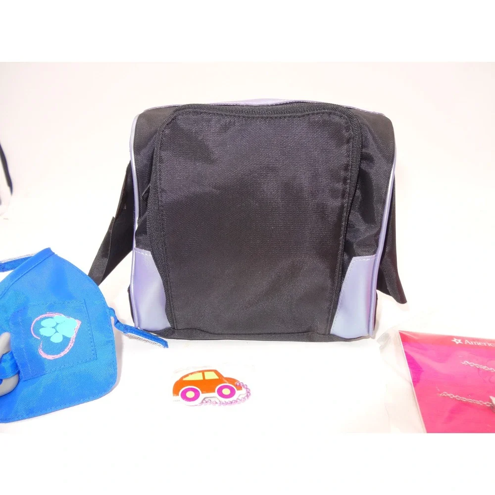 American Girl Coconut Dog Plush Carrier Jewelry and Service Vest Set